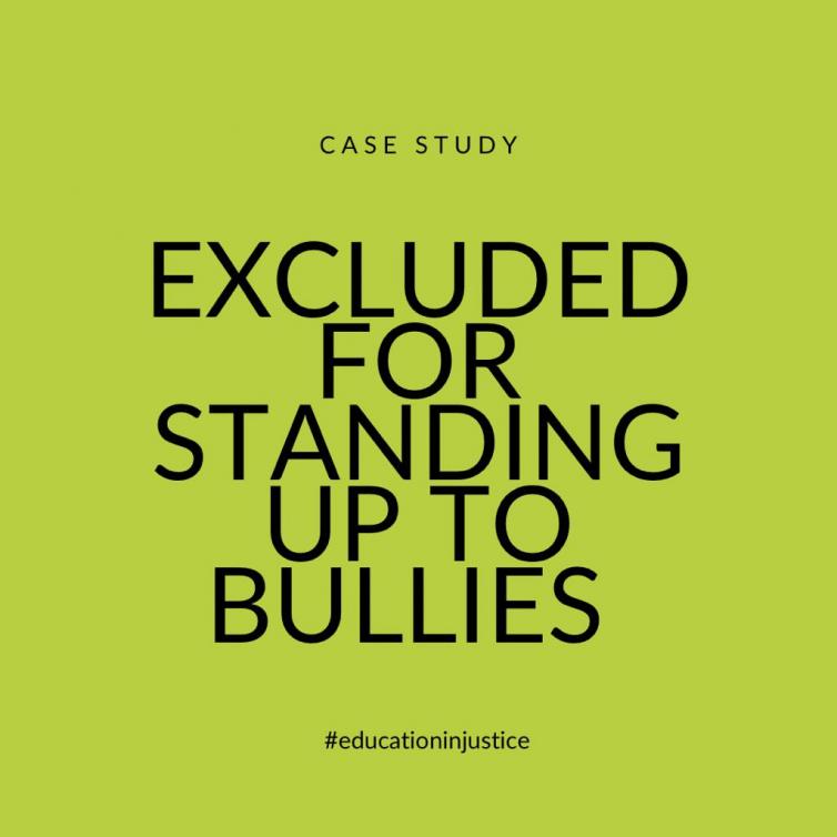 Excluded For Standing Up To Bullies (Nov 2020)